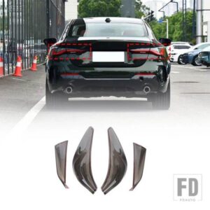 BMW 4 シリーズ G22 G23 G26 2021-24 ABS テールライトカバーインジケータ光カバー装飾アクセサリー