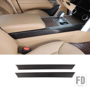 ランドローバーレンジローバーヴォーグ L460 2023-2024 ABS カーボン/カーセンターコンソールサイドトリムストリップステッカーカーアクセサリー