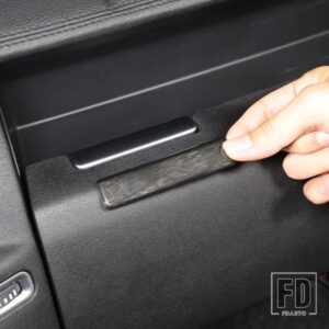 ランドローバーディスカバリー 4 LR4 2010-2016 ABS 黒木目ダッシュボード収納ボックススイッチカバーステッカーカーアクセサリー