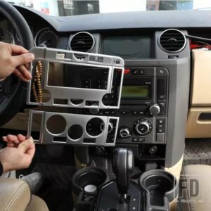 ランドローバーディスカバリー 3 LR3 2004-2009 ABS 中央制御モードボタンフレーム装飾ステッカーカーアクセサリー