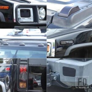 FORHUMMER H2 2003-2009 テールライトカバーブレーキライトワイドインジケーターカバー装飾アクセサリー