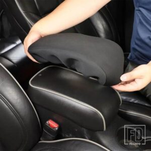 ハマー H3 2005-2009 黒布カーシートアームレストボックスセンターコンソールボックスカバーカバーカーアクセサリー