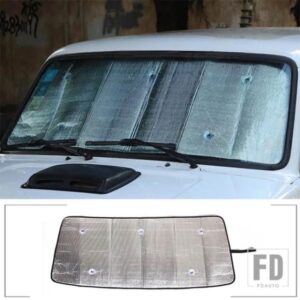 LADA NIVA 4X4 2009-2019 カースタイリング車前方フロントガラスサンシェード車ソーラーパッドカーアクセサリー