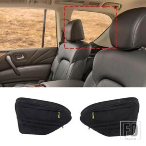 2012-2024 インフィニティ QX80 日産パトロール Y62 トランクサイドウィンドウ収納袋多機能収納袋カーアクセサリー