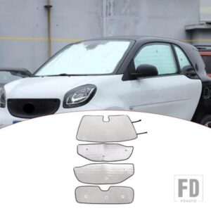 メルセデス ベンツスマート 451 453 2009-2021 フロントガラス全窓ガラス日焼け止めパラソルカーアクセサリー