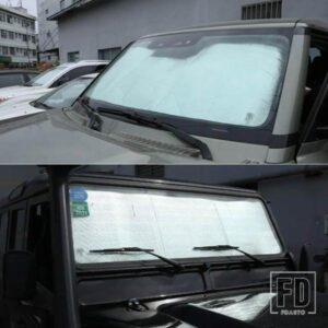 ランドローバーディフェンダー 90 110 2009-24 ディフェンダー 130 04-19 アルミ箔サーマルカーテンシェーディング日焼け止めカーアクセサリー