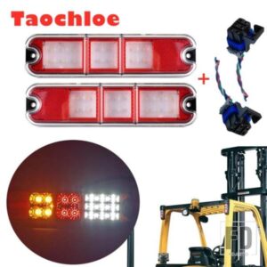 2X 10-80V IP67 LEDフォークリフトテールライトリアストップライトリバースライトLINDEフォークリフト用HYSTERフォークリフトパーツHANGCHA用