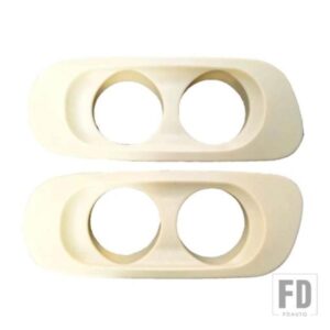 フォグランプカバー 1組 DAF XF 105 トラックベゼルライトサラウンドパーツ 1649364 1683722 1649363 1683721 に適合