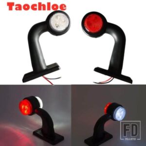 2X LEDサイドマーカーインジケーターライトアウターライトサイドマークライトボルボトラック大型トラックキャラバントレーラー12V / 24V用