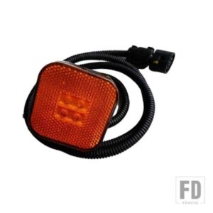 1個 1.3M 24V LEDサイドマーカーランプ MAN TGA TGWGS TGSトラックバンパーランプ用 81252606101 81252606097