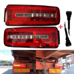 DAF XF530 CF LF XF トラックリアライト OEM 1981864 2007613 1981862 2007614 LEDリアコンビネーションライト コネクタ付き 1ペア