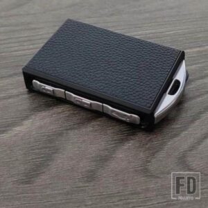 1セット 合金 + 本革 キーレスエントリー リモートコントロール リペア済み のキーシェル POLESTAR 1用 POLESTAR 2 3用