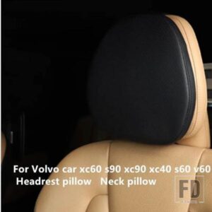 ボルボ車用 XC60 S90 XC90 XC40 S60 V60 専用 1個 ボルボ車用ヘッドレスト ボルボ車用ネックピロー