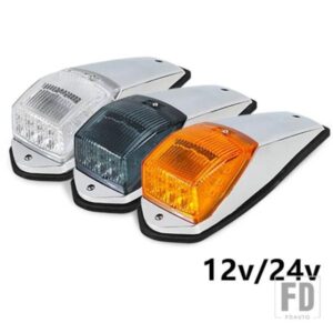 2個 12V 24V トラックキャブマーカーライト 17 LED アンバートップルーフライト トレーラーライト PETERBILT KENWORTH FREIGHTLINER MACK用