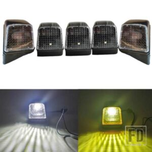 1ペア LED ホワイト 24V トラックトップランプ ボルボ 大型トラック FH トラック FM トラックルーフランプ OEM 1623726 DAF トラックルーフドームライト用