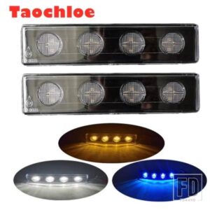 スカニアトラック用ホワイトアンバーLEDライト2個トップサンバイザーシグナルライトスカニアコーナーライトスカニアスペアパーツ1798980 1910437