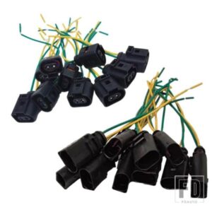 10個 X 2ピンコネクタプラグワイヤー ボルボ FH/FM/FL用 スカニア大型トラック用 サイドマーカーライト クリアランスランプ サンバイザーライト