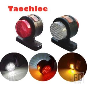2/6/10個 赤 アンバー 白 10-30V 24V トレーラー 12V 車 LED サイドマーカーライト アウトライン サイドマーカー トラック ライト バン LED ライト ローリー