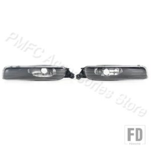 BMW フロントバンパー フォグランプ ドライビングランプ フォグランプ バルブ無 3シリーズ E46 323I 325I 328I 330I 4ドア 1999 2000 2001用 - 1 Left and 1 Right