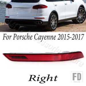 ポルシェ リアバンパー ブレーキランプ リフレクターランプ カイエン 2011-2014 2015-2017 2018-2021 95863110500 95863110510 9Y0945726 - 2015-2017-Right