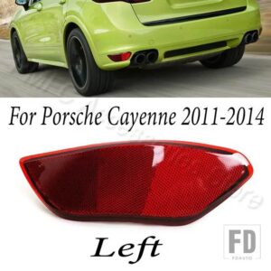 ポルシェ リアバンパー ブレーキランプ リフレクターランプ カイエン 2011-2014 2015-2017 2018-2021 95863110500 95863110510 9Y0945726 - 2011-2014-Left