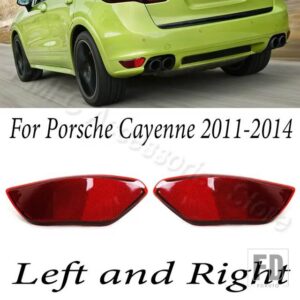 ポルシェ リアバンパー ブレーキランプ リフレクターランプ カイエン 2011-2014 2015-2017 2018-2021 95863110500 95863110510 9Y0945726 - 2011-2014-1Pair