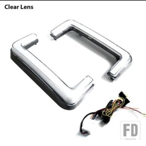 フォード F-150 フロントグリル キセノンホワイト LED デイタイムランニングライト アンバーナミック シーケンシャルウィンカーライトアセンブ - Clear Lens