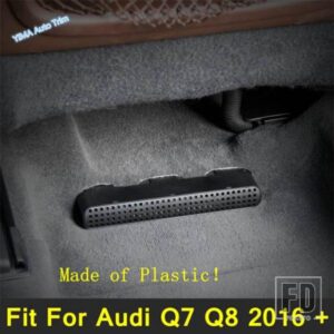 アウディ Q7 Q8 2016-2020 アクセサリー 自動車用 エアコン下換気口カバー シートダクトアウトレット ヒートグリル 2個