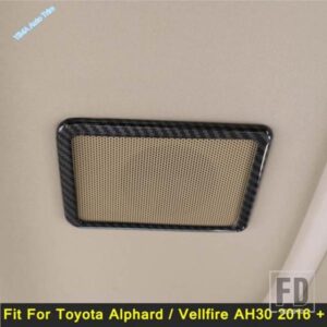 トヨタ カーボン/マット仕上げ アッパールーフスピーカー ラウドスピーカー ホーンカバー トリムアクセサリー アルファード/ヴェルファイア AH