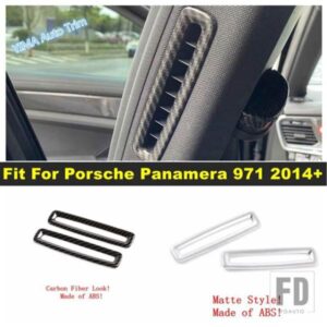 ポルシェ リアピラーBエアコンACベントアウトレットカバートリムフィットパナメーラ971 2014 - 2020車内アクセサリー