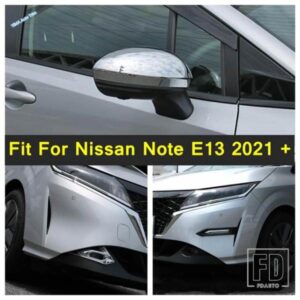 日産 車フロントリアフォグランプフレーム/バックミラーシェルドアハンドルカバートリムABSアクセサリー ノートE13 2021 2022用