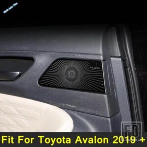 トヨタ リアドアスピーカー オーディオ スピーカー ホーン デコレーション カバー トリム 2個 アバロン 2019-2022 ステンレス アクセサリー