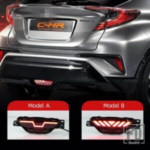 トヨタ CHR C-HR 2016-19 用カーフラッシュライト リアブレーキライト リアテールランプ バックライト オートシグナルハザード灯