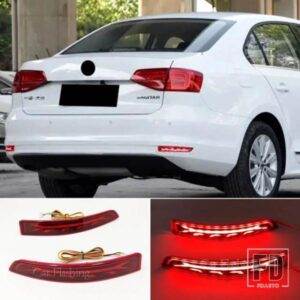 VW サギター 2015-18 LED リアフォグランプ バンパーライト ターンテールストップ ブレーキランプ リフレクターライト 1ペア