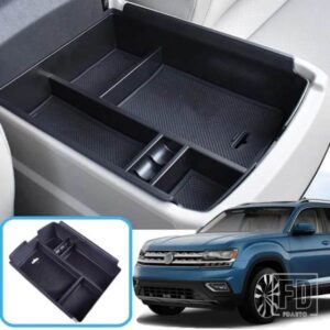 VW センターコンソールオーガナイザートレイ アトラス アクセサリー 2018-23 アームレスト収納 グローブボックス用