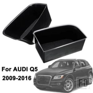 アウディ Q5 2009-16 ドア収納ボックスグローブオーガナイザー電話コンテナアームレストハンドルポケット車