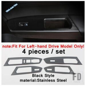 VW アトラス / テラモント 2017-2020 対応 ブラック カーギアシフトパネル メイン運転席 収納ボックス ハンドルカバー - Model C