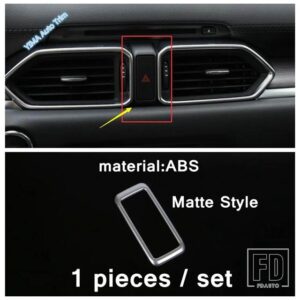 マツダ CX-8 KG CX8 2017-2021 対応 ウォーターカップホルダーフレーム 天井ルーフ 読書灯 ランプ トリムカバー ABS マット インテリアパーツ - Model F