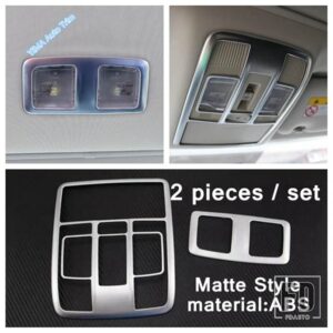マツダ CX-8 KG CX8 2017-2021 対応 ウォーターカップホルダーフレーム 天井ルーフ 読書灯 ランプ トリムカバー ABS マット インテリアパーツ - Model J