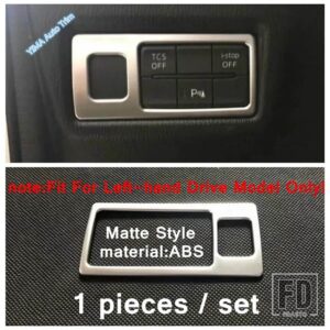 マツダ CX-8 KG CX8 2017-2021 対応 ウォーターカップホルダーフレーム 天井ルーフ 読書灯 ランプ トリムカバー ABS マット インテリアパーツ - Model E