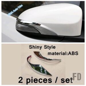 トヨタ C-HR CHR 2016-2021 対応 バックミラーストリーマー装飾 フロントフェンダーサイドエアベント 燃料タンクキャップカバートリム - model 1