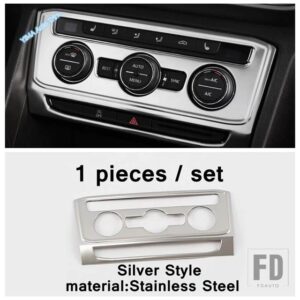 VW アトラス / テラモント 2017-2020 対応 カーエアコンベントアウトレット 燃料ブレーキフットレスト ペダルカバー ステッカートリム - Model E