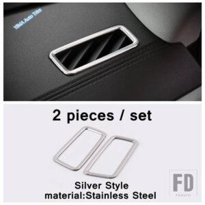 VW アトラス / テラモント 2017-2020 対応 カーエアコンベントアウトレット 燃料ブレーキフットレスト ペダルカバー ステッカートリム - Model H