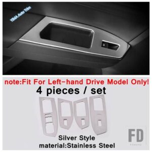 VW アトラス / テラモント 2017-2020 対応 カーエアコンベントアウトレット 燃料ブレーキフットレスト ペダルカバー ステッカートリム - Model C