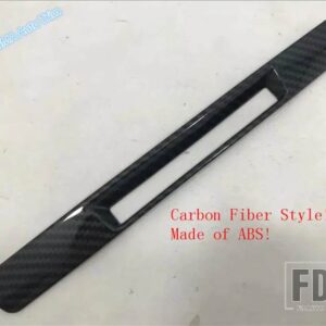 マツダ 2 デミオ 2015-2023 対応 ダッシュボード 中央コントロールコンソールパネルカバー トリム ABS インテリアアクセサリー - Carbon Fiber Look