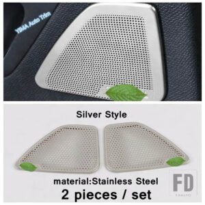 プジョー ドアステレオスピーカーカバートリムAピラーコラムツイーターステンレスアクセサリー3008 5008 GT 2017-2022に適合 - model 7