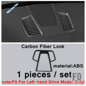ポルシェ カイエン 2018 - 2023 ダッシュボードディスプレイ / 中央制御計器ストリップ / ACカバートリム用カーボンアクセサリー - Dashboard Frame