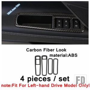ジャガー ABS 自動車用 セントラルコントロールエアコンボタン / ステアリングホイール / エアアウトレットベントスパンコールカバートリム XF - Window Glass Button