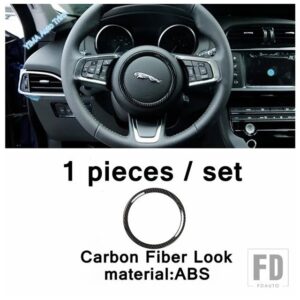 ジャガー ABS 自動車用 セントラルコントロールエアコンボタン / ステアリングホイール / エアアウトレットベントスパンコールカバートリム XF - Steering Wheel