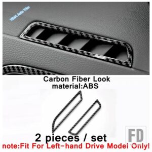 VW カーボン製 AC エアアウトレット / ヘッドライトランプ / ドアアームレストカバートリム ゴルフ 7 7.5 MK7 ハッチバック 2014 - 2019 - model 8